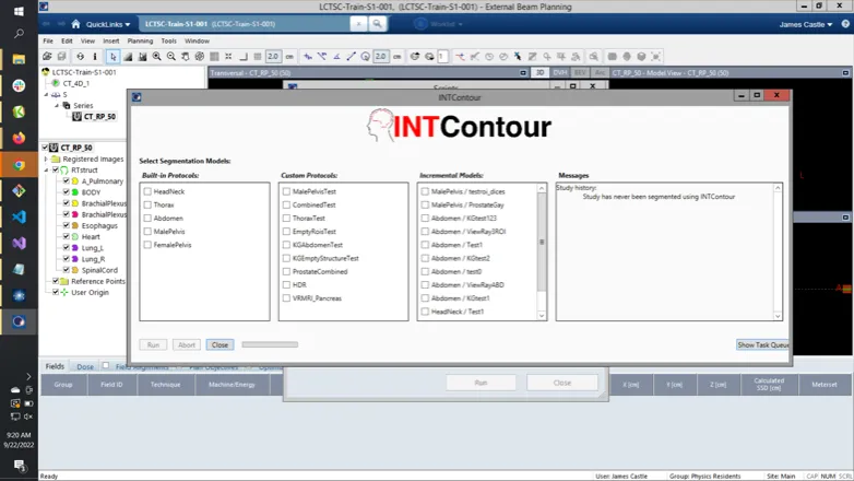 INTContour Eclipse TPS integration via ESAPI